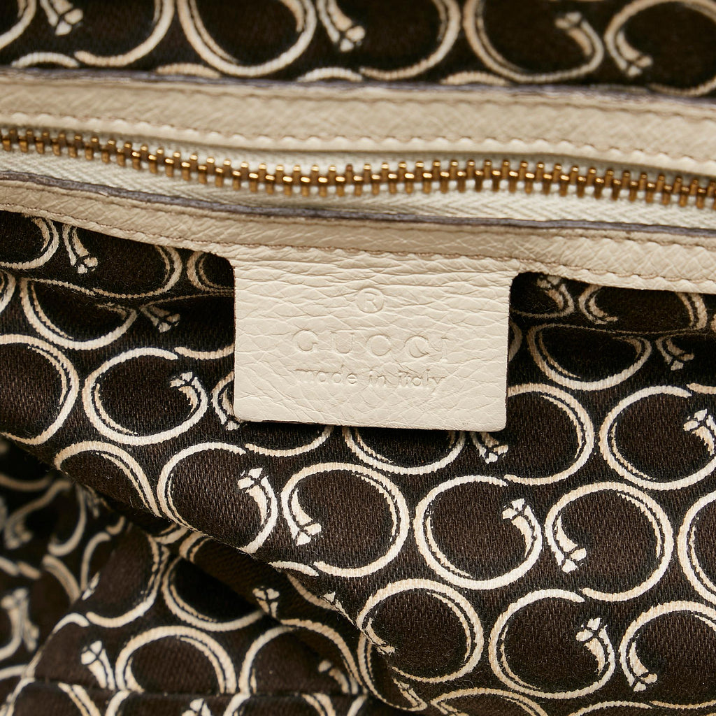 Gucci Horsebit Nail Leather Boston Bag (SHG-30581)