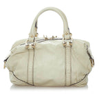 Gucci Horsebit Nail Leather Boston Bag (SHG-32036)