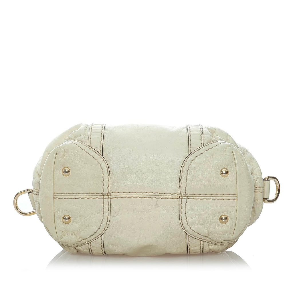 Gucci Horsebit Nail Leather Boston Bag (SHG-32036)