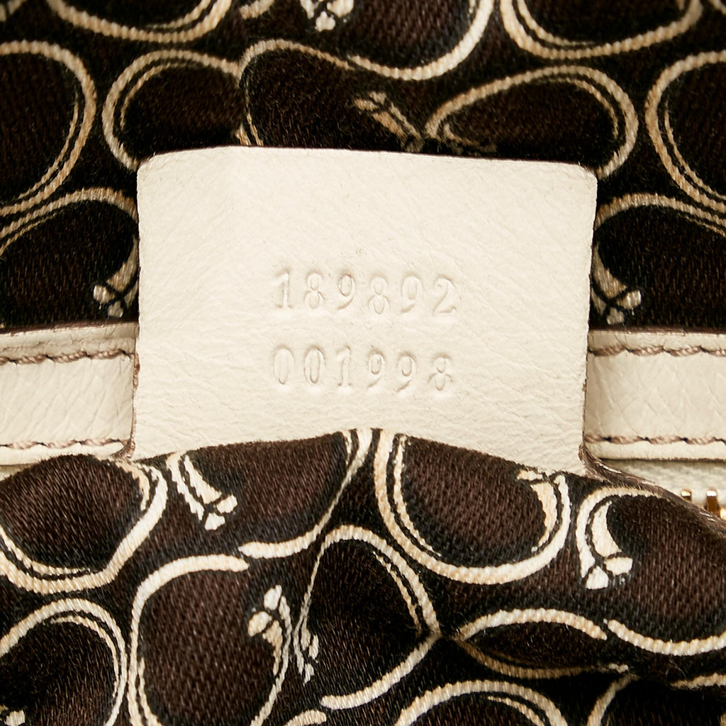 Gucci Horsebit Nail Leather Boston Bag (SHG-37213)