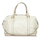 Gucci Horsebit Nail Leather Boston Bag (SHG-37230)