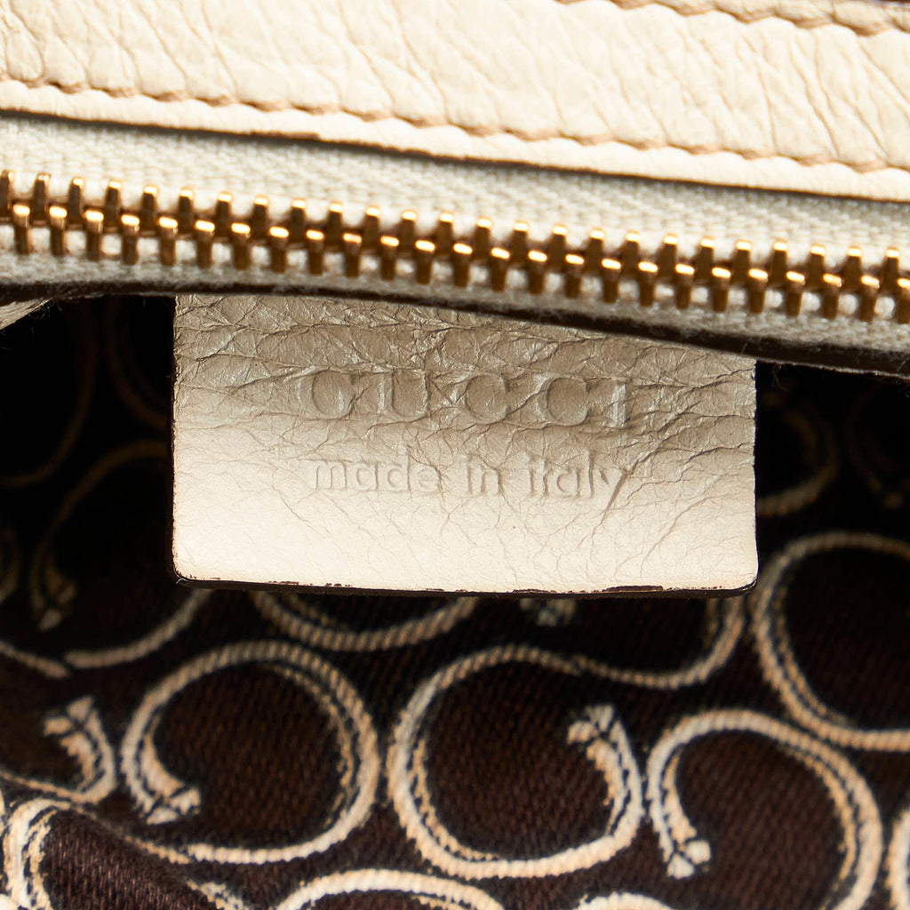 Gucci Horsebit Nail Leather Boston Bag (SHG-37755)