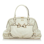 Gucci Horsebit Nail Leather Tote Bag (SHG-33470)