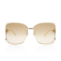 Gucci Horsebit Oversized Square Sunglasses