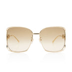 Gucci Horsebit Oversized Square Sunglasses