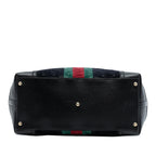 Gucci Horsebit Velvet Web Treasure Boston Bag