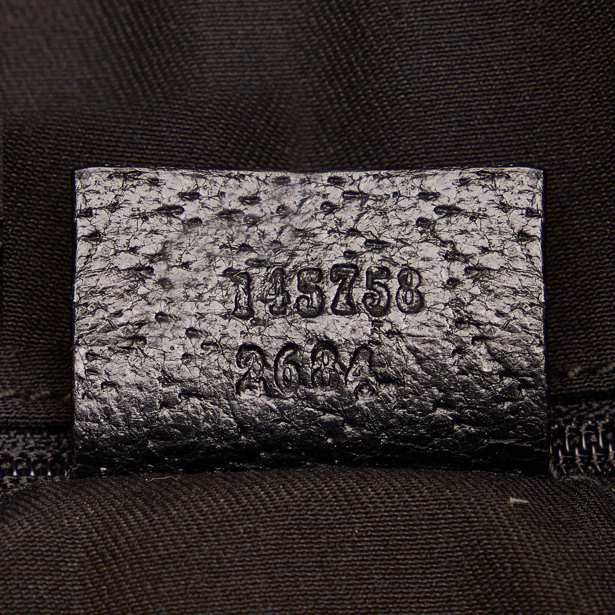 Gucci Horsebit Web Canvas Handbag (SHG-fpGZRl)