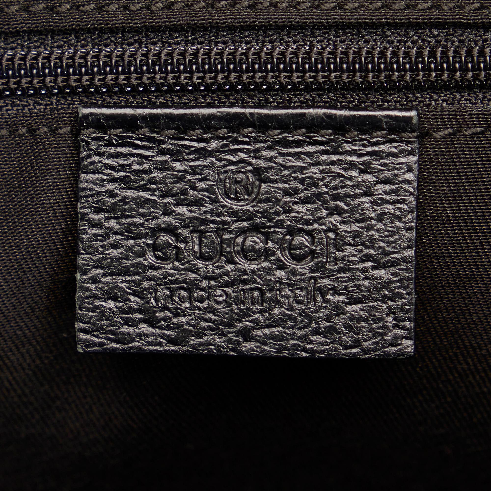 Gucci Horsebit Web Canvas Handbag (SHG-fpGZRl)