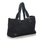 Gucci Horsebit Web Canvas Handbag (SHG-fpGZRl)