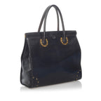 Gucci Horseshoe Leather Tote Bag (SHG-31243)