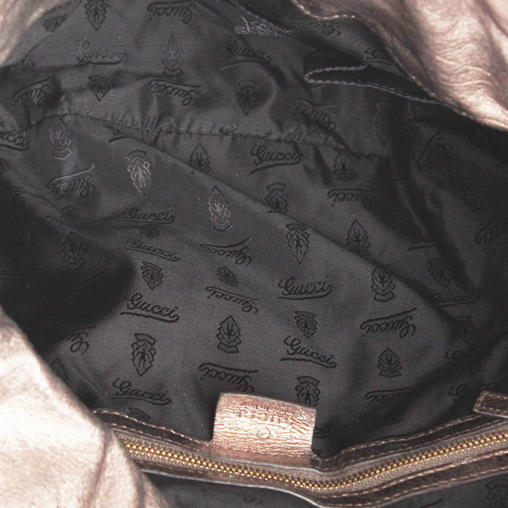 Gucci Hysteria Leather Satchel (SHG-FRz2P0)