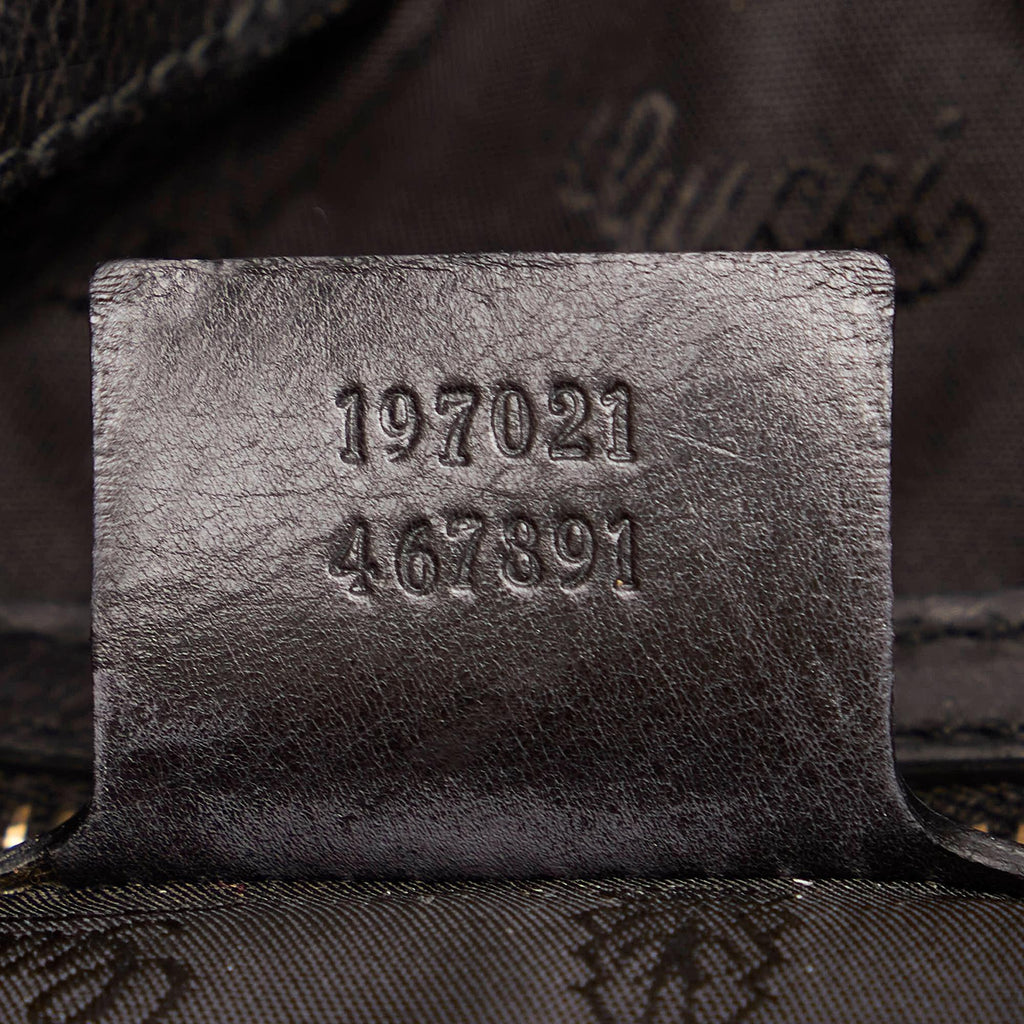 Gucci Hysteria Leather Tote Bag (SHG-31899)
