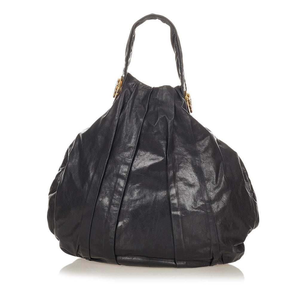 Gucci Hysteria Printed Leather Satchel (SHG-22250)