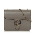 Gucci Interlocking G Chain Leather Crossbody Bag (SHG-27682)