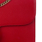 Gucci Interlocking G Chain Leather Crossbody Bag (SHG-30083)