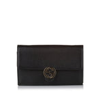 Gucci Interlocking G Chain Leather Wallet on Chain (SHG-31579)