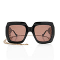 Gucci Interlocking G Chain Square Sunglasses