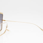 Gucci Interlocking G Charm Chain Oversize Square Sunglasses (SHF-ZhUx8y)