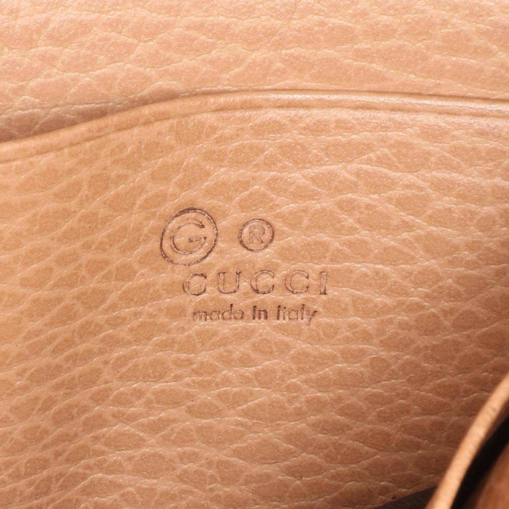 Gucci Interlocking G Dollar Calfskin Wallet on Chain