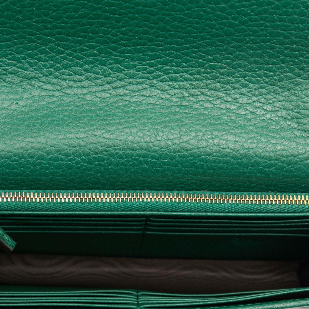 Gucci Interlocking G Dollar Calfskin Wallet on Chain