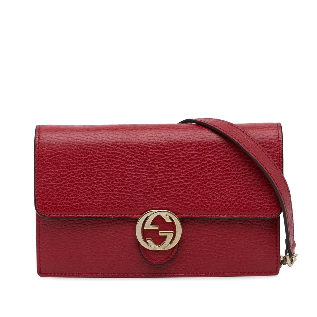 Gucci Interlocking G Dollar Wallet on Chain (SHG-kOCG1F)