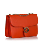 Gucci Interlocking G Leather Crossbody Bag (SHG-34488)