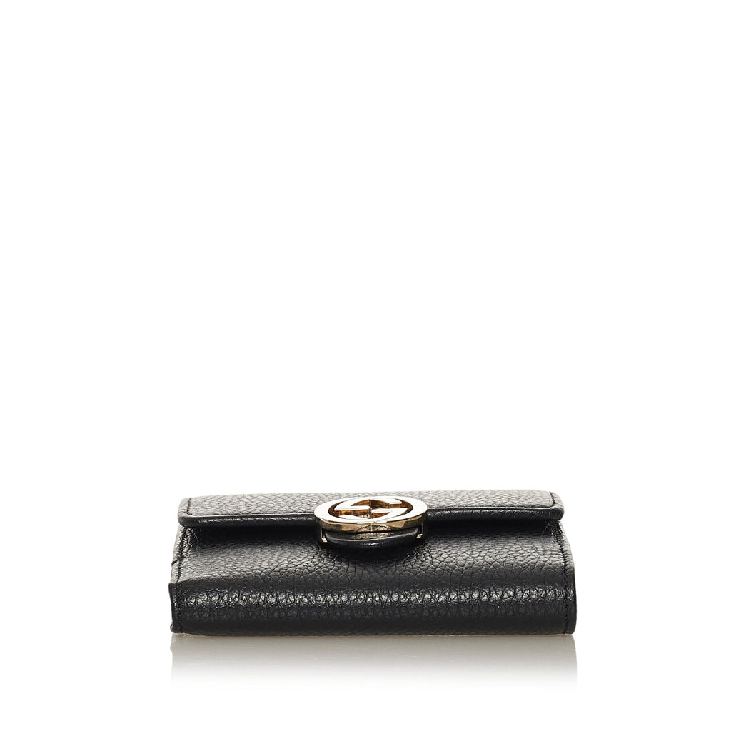 Gucci Interlocking G Leather Small Wallet (SHG-35037)
