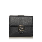 Gucci Interlocking G Leather Small Wallet (SHG-35037)