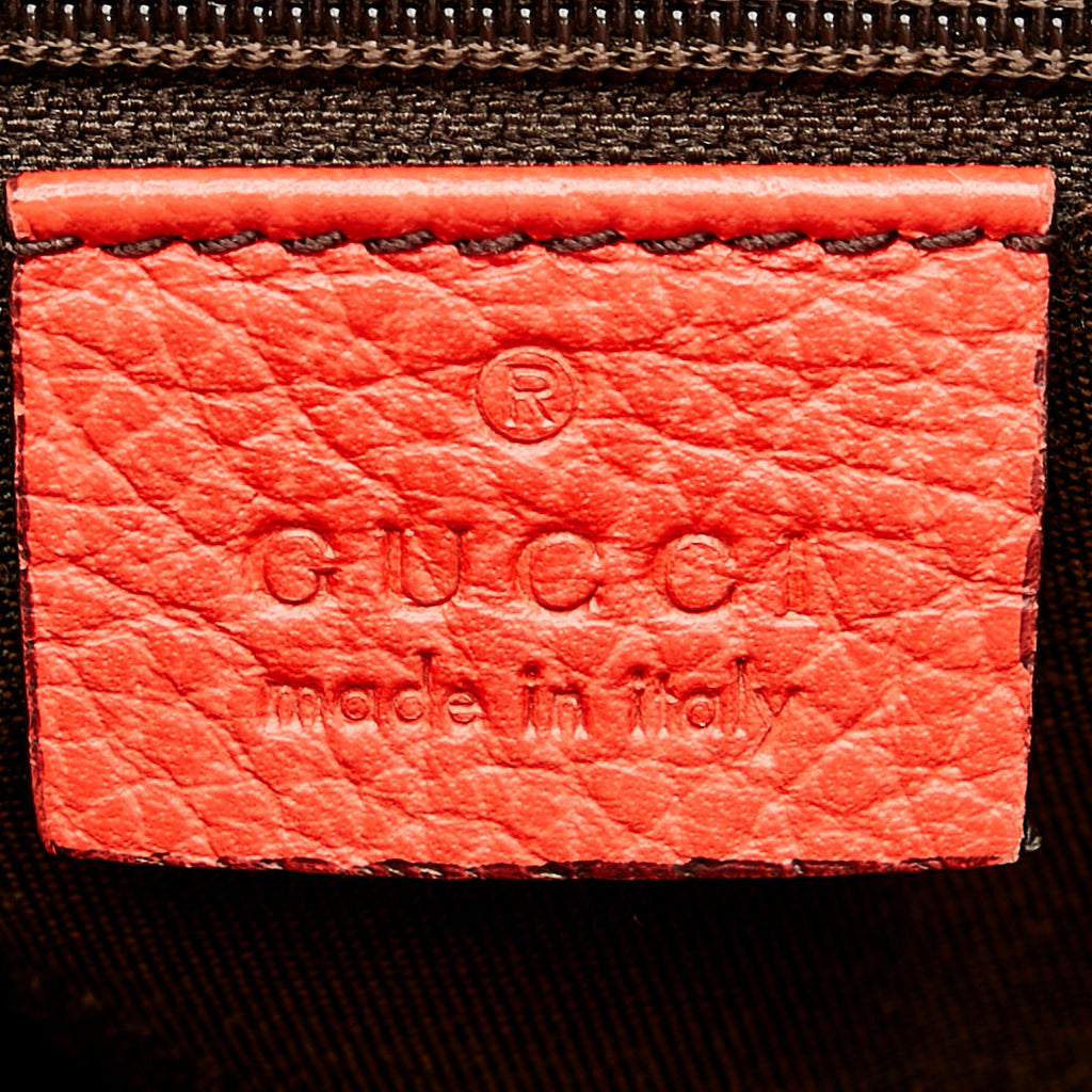 Gucci Interlocking G Leather Tote Bag (SHG-27574)