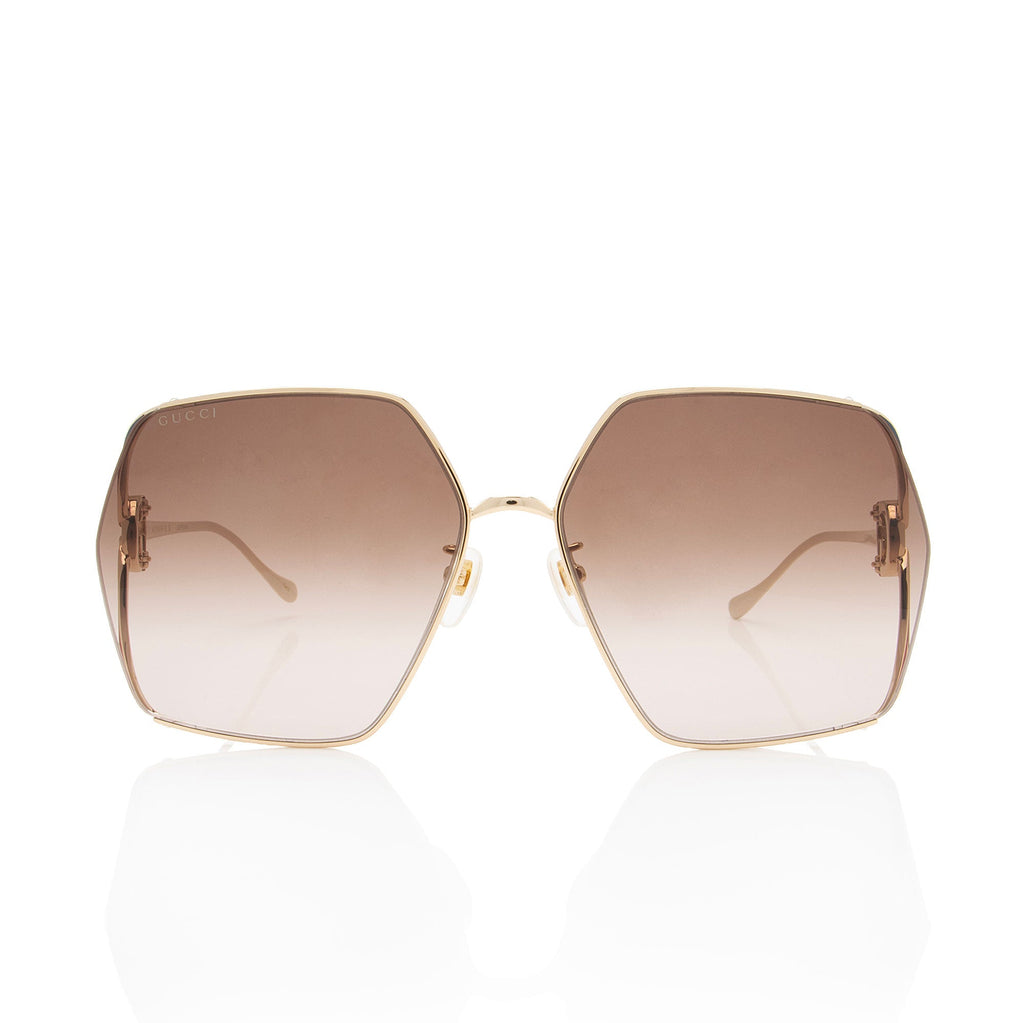 Gucci Interlocking G Oversize Square Sunglasses