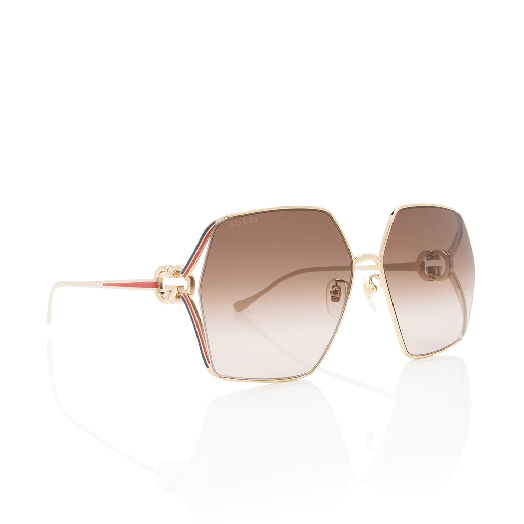 Gucci Interlocking G Oversize Square Sunglasses