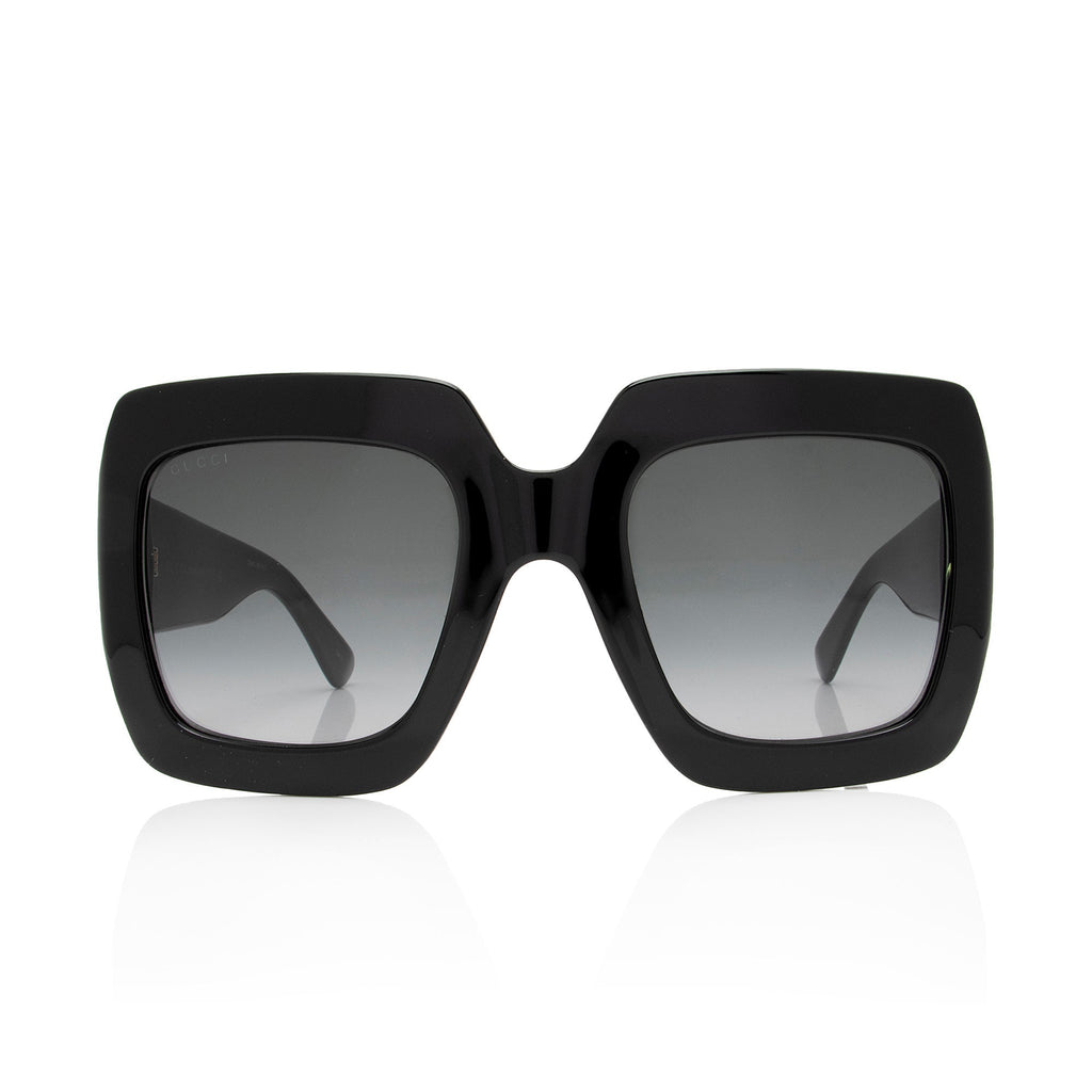 Gucci Interlocking G Oversized Square Sunglasses (SHF-WkwNdE)