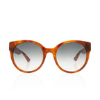 Gucci Interlocking G Round Cat Eye Sunglasses (SHF-lXHDdP)