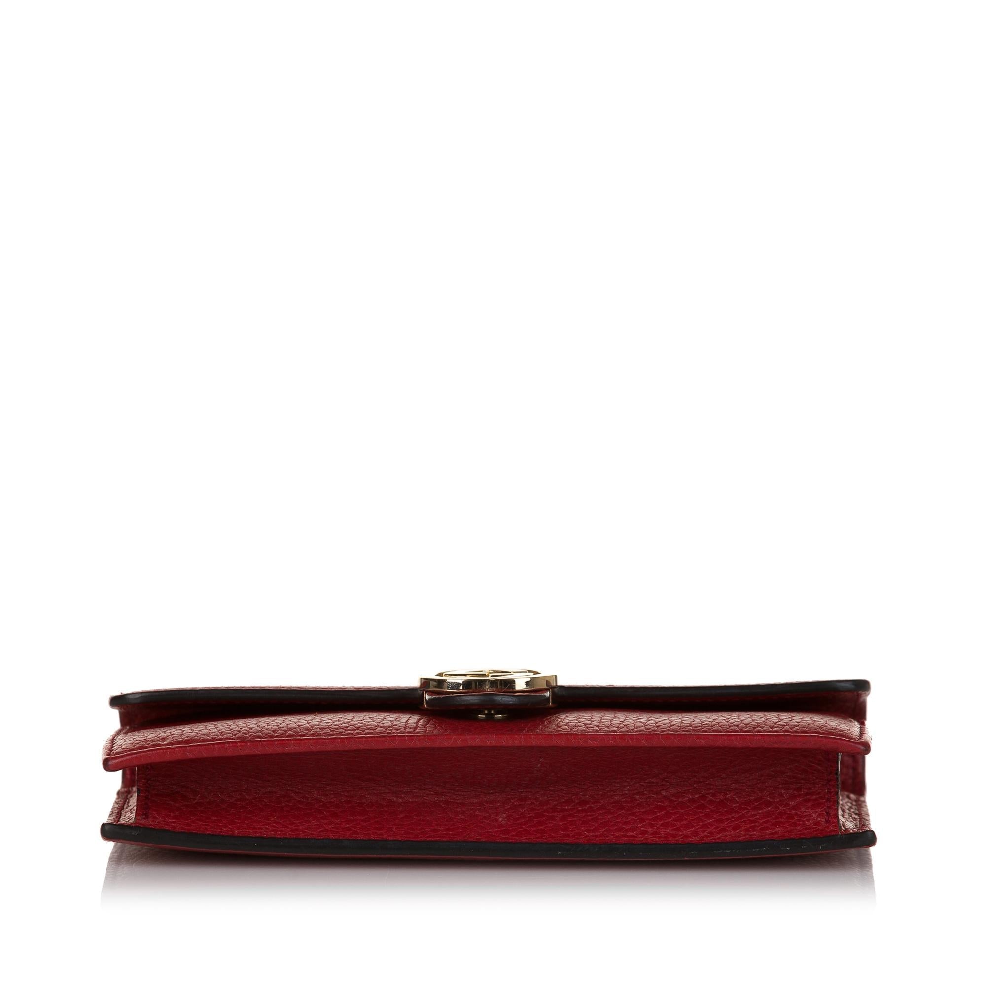 Gucci Interlocking G Wallet On Chain (SHG-35249)