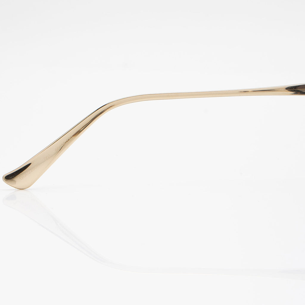 Gucci Interlocking G Web Oversized Oval Sunglasses