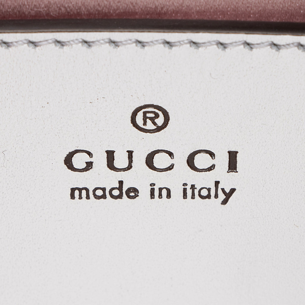Gucci Matelasse Padded Iridescent Leather GG Marmont Small Camera Bag
