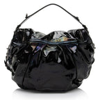 Gucci Iridescent Patent Leather Icon Bit Hobo (SHF-lmJOkR)