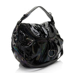 Gucci Iridescent Patent Leather Icon Bit Hobo (SHF-lmJOkR)