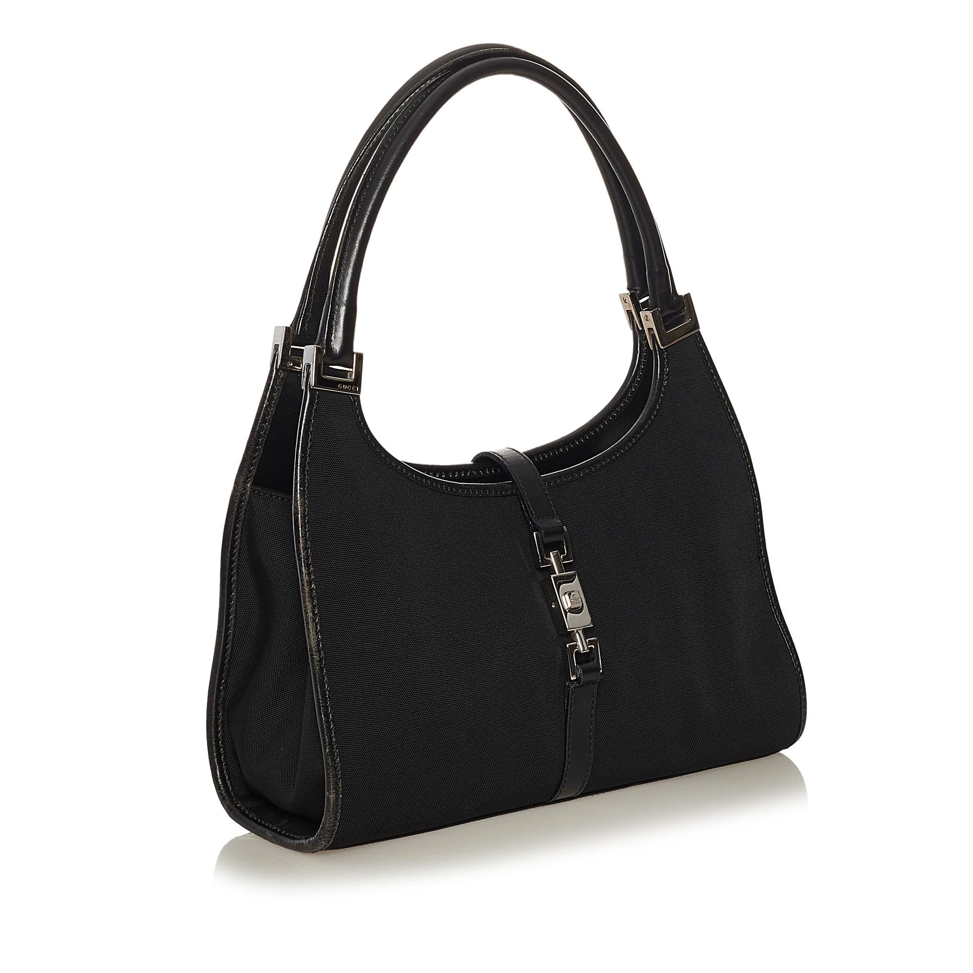 Gucci Jackie Canvas Handbag (SHG-34872)