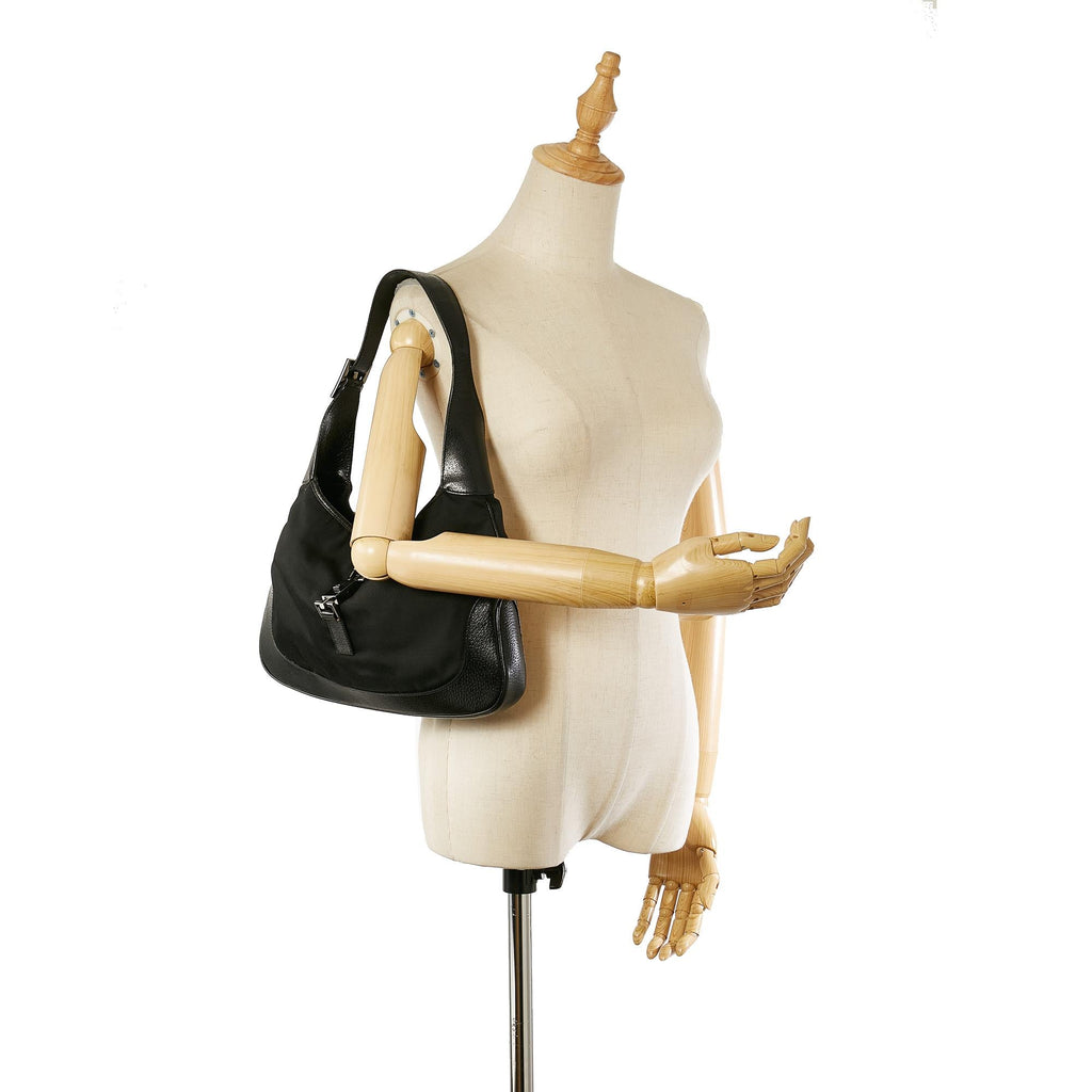 Gucci Jackie Canvas Hobo Bag (SHG-31948)