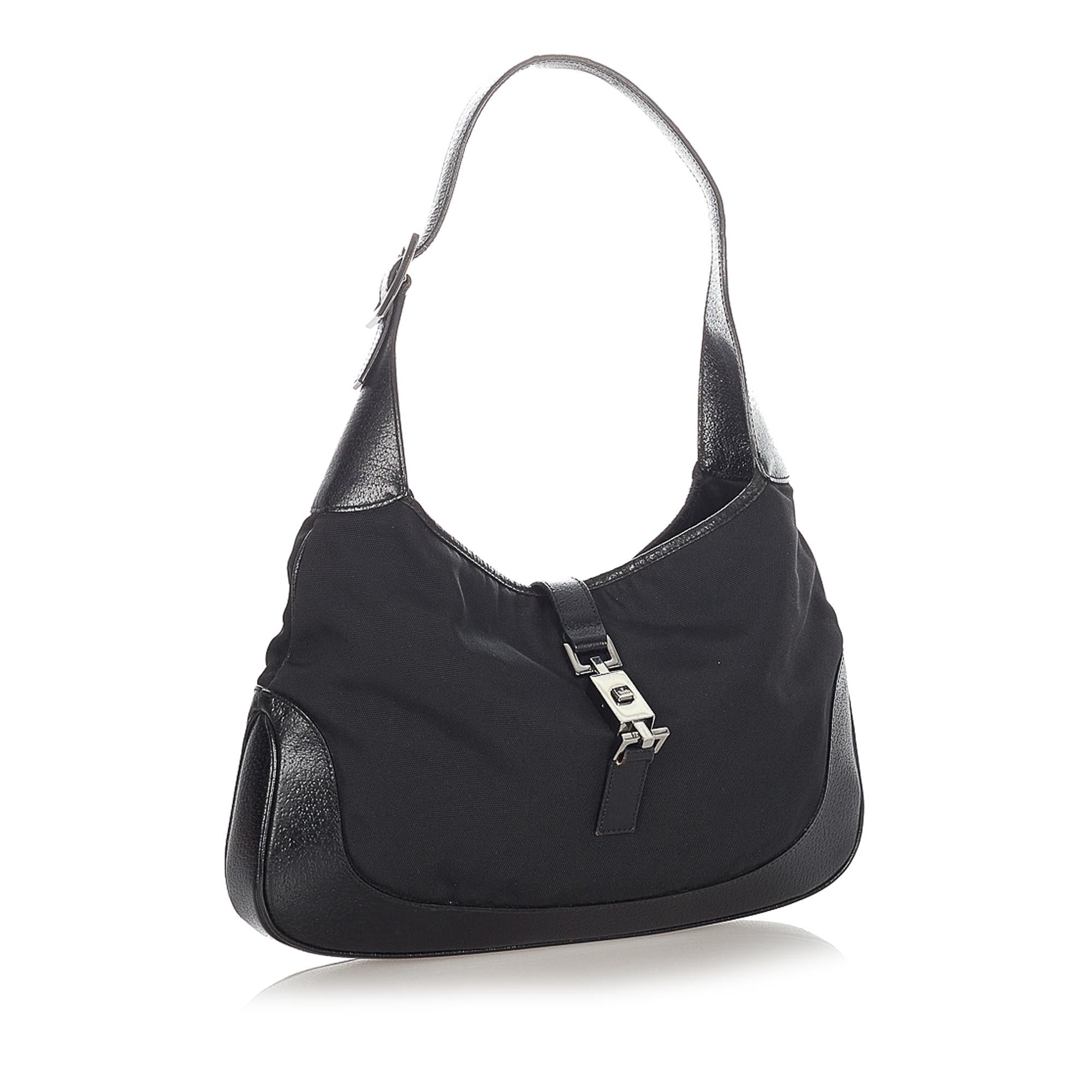 Gucci Jackie Canvas Hobo Bag (SHG-31948)