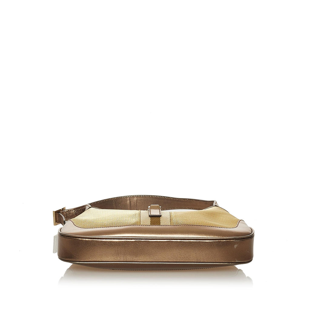Gucci Jackie Canvas Shoulder Bag (SHG-28385)