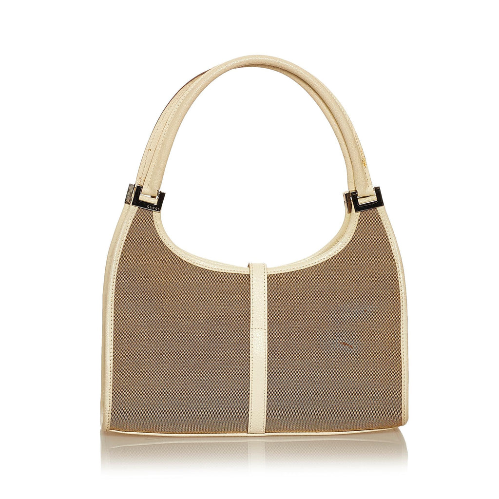 Gucci Jackie Canvas Shoulder Bag (SHG-29377)