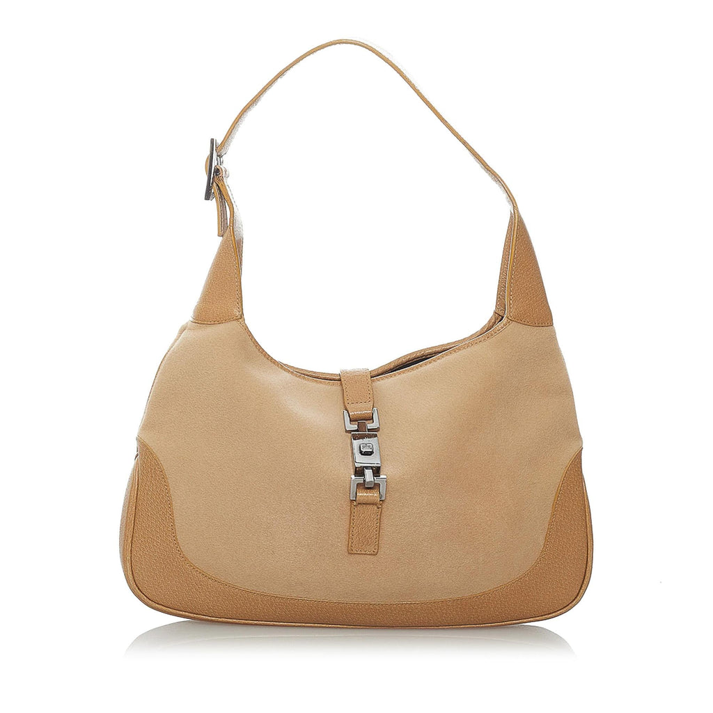 Gucci Jackie Canvas Shoulder Bag (SHG-29848)