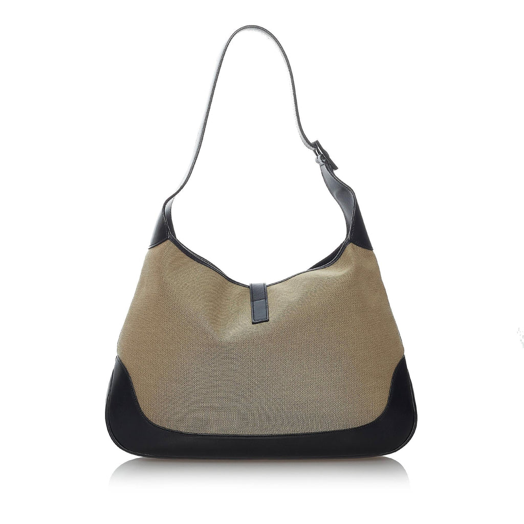 Gucci Jackie Canvas Shoulder Bag (SHG-29996)
