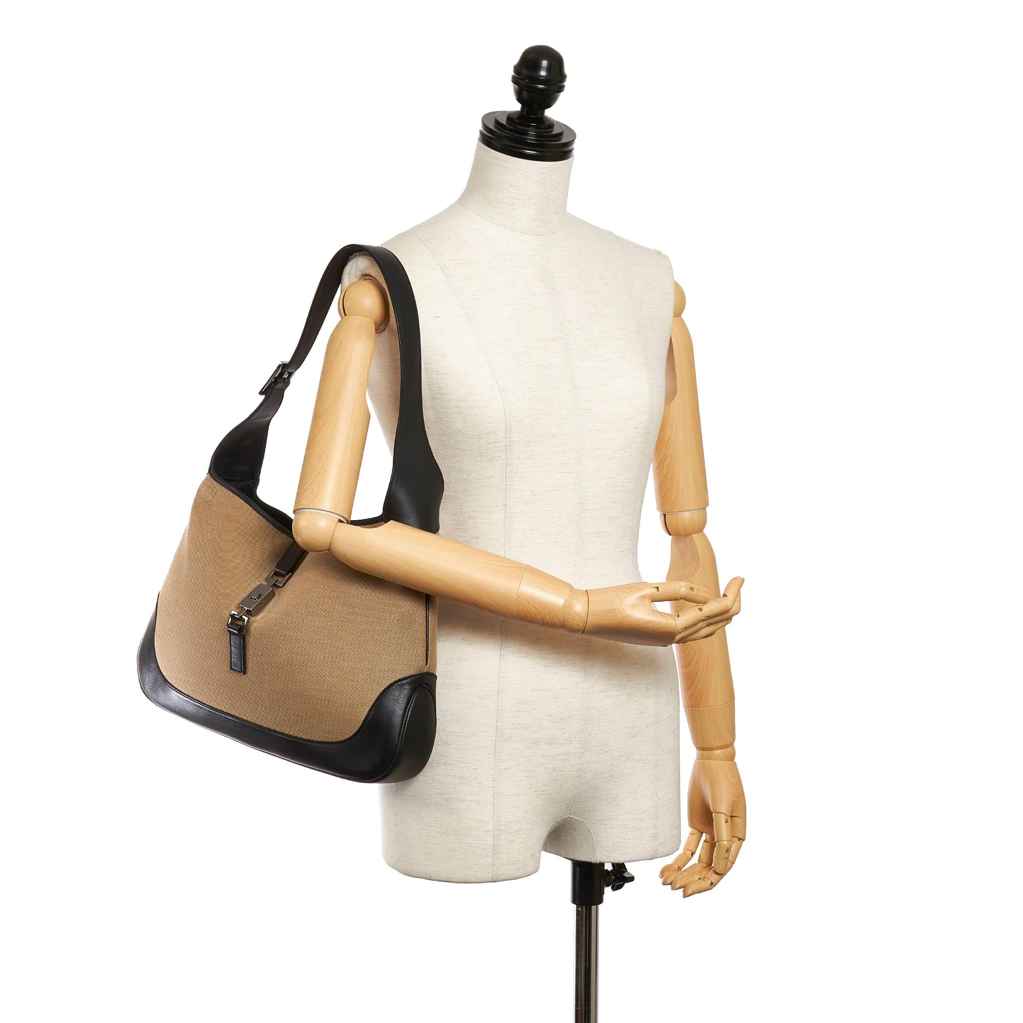 Gucci Jackie Canvas Shoulder Bag (SHG-29996)