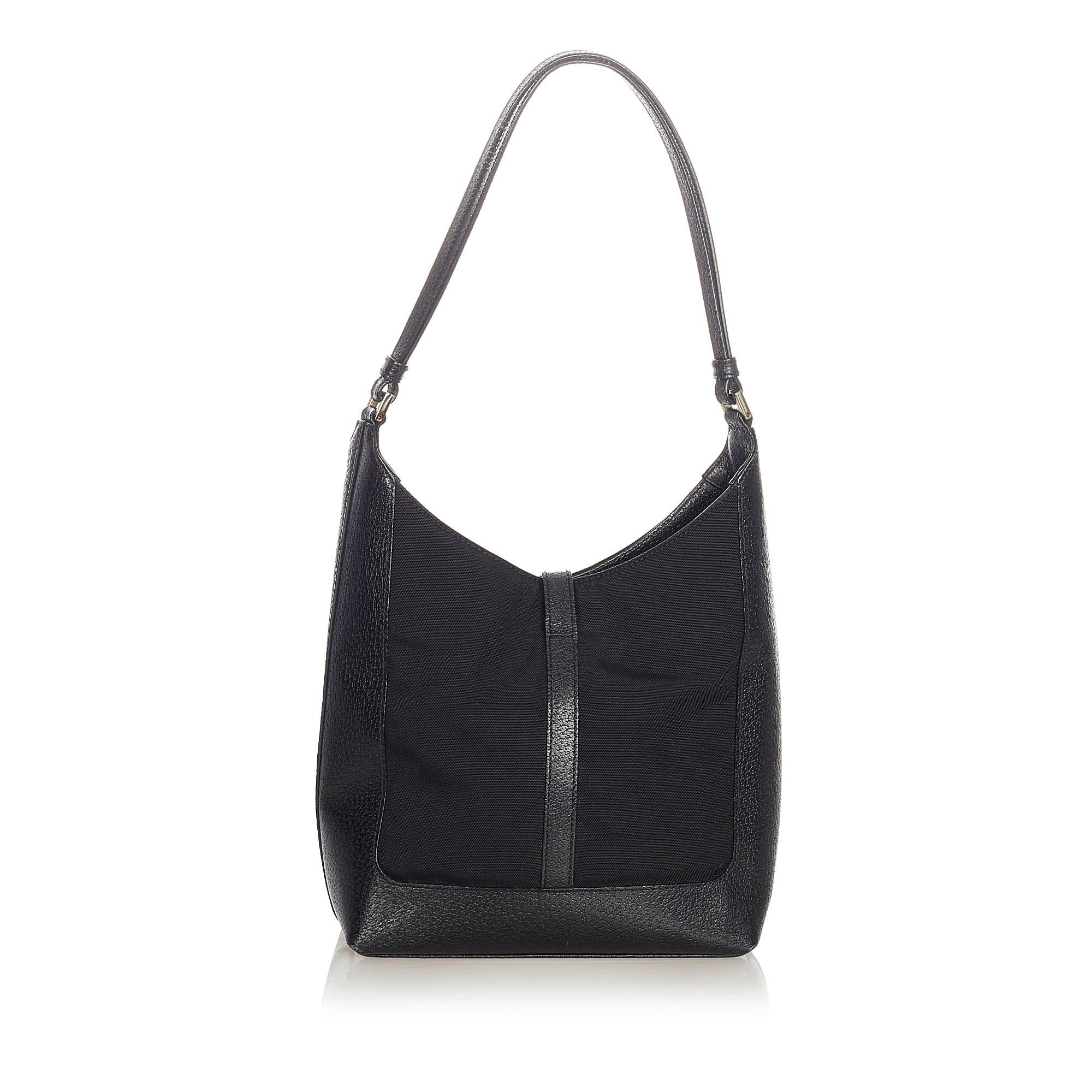 Gucci Jackie Canvas Shoulder Bag (SHG-31971)