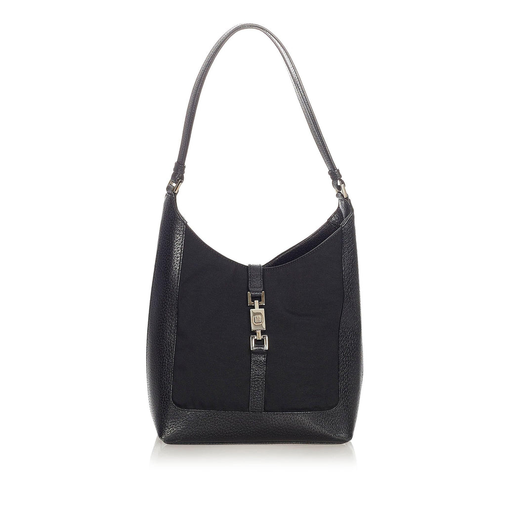 Gucci Jackie Canvas Shoulder Bag (SHG-31971)