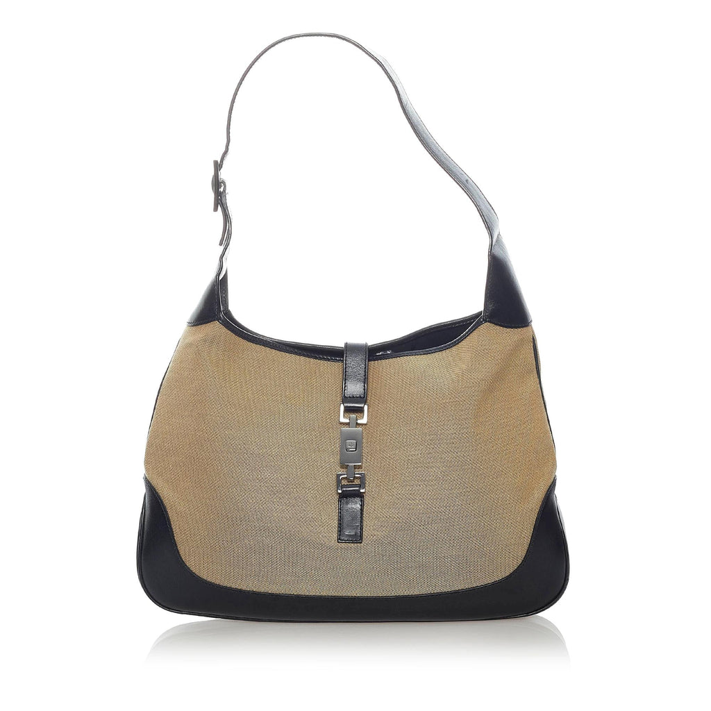Gucci Jackie Canvas Shoulder Bag (SHG-32651)
