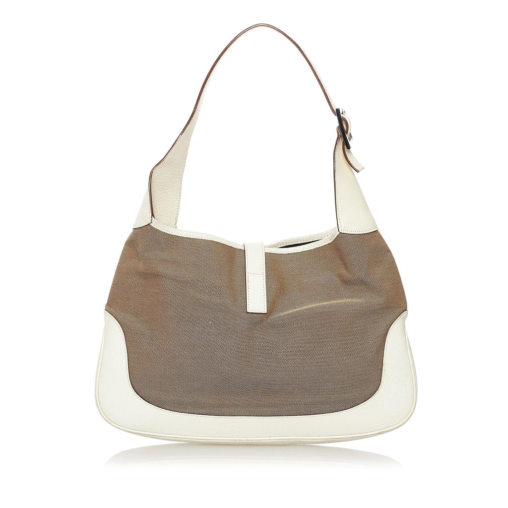 Gucci Jackie Canvas Shoulder Bag (SHG-32861)